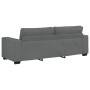 Conjunto de sofá de 3 piezas con cojines de tela gris oscuro by , Sofas - Ref: Foro24-3324650, Price: 611,68 €, Discount: %