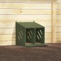 Nido para gallinas con 2 compartimentos de metal verde oliva von , Käfige und Lebensräume für Kleintiere - Ref: Foro24-864347...