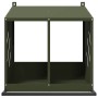 Nido para gallinas con 2 compartimentos de metal verde oliva von , Käfige und Lebensräume für Kleintiere - Ref: Foro24-864347...