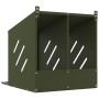 Nido para gallinas con 2 compartimentos de metal verde oliva von , Käfige und Lebensräume für Kleintiere - Ref: Foro24-864347...