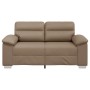 Sofá de 2 plazas de cuero sintético color capuchino 120 cm by , Sofas - Ref: Foro24-4105336, Price: 227,58 €, Discount: %