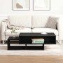 Mesa de centro de madera de roble negro 105x55x32 cm de , Mesas de centro - Ref: Foro24-862069, Precio: 74,57 €, Descuento: %