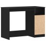 Escritorio con cajones contrachapada roble negro 102x50x76 cm de , Escritorios - Ref: Foro24-861993, Precio: 105,77 €, Descue...