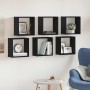 Estantes cúbicos de pared 6 uds roble negro 30x15x30 cm von , Regale und Regale - Ref: Foro24-862057, Preis: 56,82 €, Rabatt: %