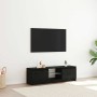 Mueble de TV con luces LED roble negro 120x30x36 cm von , TV-Möbel - Ref: Foro24-862034, Preis: 87,17 €, Rabatt: %