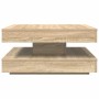 Mesa de centro giratoria 360 grados roble sonoma 70x70x34,5 cm by , Coffee table - Ref: Foro24-858481, Price: 82,91 €, Discou...