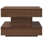 Mesa de centro giratoria 360 grados roble marrón 50x50x34,5 cm von , Couchtisch - Ref: Foro24-858476, Preis: 62,29 €, Rabatt: %