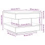 Mesa de centro giratoria 360 grados roble marrón 50x50x34,5 cm von , Couchtisch - Ref: Foro24-858476, Preis: 62,29 €, Rabatt: %