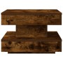 Mesa de centro giratoria 360 grados roble ahumado 50x50x34,5 cm by , Coffee table - Ref: Foro24-858474, Price: 61,24 €, Disco...