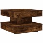 Mesa de centro giratoria 360 grados roble ahumado 50x50x34,5 cm by , Coffee table - Ref: Foro24-858474, Price: 61,24 €, Disco...