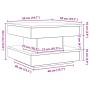 Mesa de centro giratoria 360 grados roble ahumado 50x50x34,5 cm by , Coffee table - Ref: Foro24-858474, Price: 61,24 €, Disco...