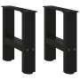 Patas de mesa de centro negro 2uds acero 40x(30-31) cm by , Table legs - Ref: Foro24-4013256, Price: 55,89 €, Discount: %