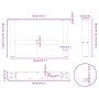 Patas para mesa de centro de acero natural 2 uds 50x(30-31) cm von , Tischbeine - Ref: Foro24-4013263, Preis: 58,71 €, Rabatt: %