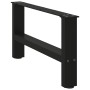 Patas de mesa de centro negro 2uds acero 70x(30-31) cm de , Patas para mesas - Ref: Foro24-4013268, Precio: 60,20 €, Descuent...