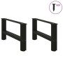 Patas de mesa de centro negro 2uds acero 70x(30-31) cm de , Patas para mesas - Ref: Foro24-4013268, Precio: 60,20 €, Descuent...