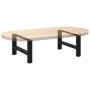 Patas de mesa de centro negro 2uds acero 70x(30-31) cm de , Patas para mesas - Ref: Foro24-4013268, Precio: 60,20 €, Descuent...