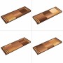 Alfombrillas de escalera autoadhesivas 10 uds marrón 65x21x4 cm by , Stair mats - Ref: Foro24-149845, Price: 54,81 €, Discoun...