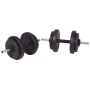 Banco musculación con soporte pesas, pesas y mancuernas 120 kg by , Weight lifting machines - Ref: Foro24-275378, Price: 583,...