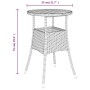 Mesita y sillas jardín 5 pzas y cojines ratán sintético negro von , Gartensets - Ref: Foro24-3187429, Preis: 362,19 €, Rabatt: %