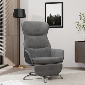 Sillón de relax con reposapiés tela gris oscuro von , Sessel - Ref: Foro24-3097466, Preis: 119,95 €, Rabatt: %
