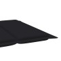Tumbona mecedora con cojín madera maciza de teca de , Tumbonas - Ref: Foro24-3063340, Precio: 346,73 €