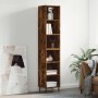 Aparador alto contrachapada roble ahumado 34,5x32,5x180 cm de , Aparadores - Ref: Foro24-3189850, Precio: 80,76 €
