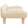 Sofá para niños de tela crema 70x40x24 cm by , Baby and Toddler Furniture - Ref: Foro24-3196343, Price: 72,87 €, Discount: %