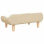 Sofá para niños de tela crema 70x40x24 cm by , Baby and Toddler Furniture - Ref: Foro24-3196343, Price: 72,87 €, Discount: %