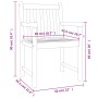 Sillas de jardín 8 uds madera maciza de acacia 56x55,5x90 cm by , Garden chairs - Ref: Foro24-3206274, Price: 711,53 €, Disco...