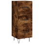 Aparador de madera contrachapada roble ahumado 34,5x34x180 cm de , Aparadores - Ref: Foro24-3189698, Precio: 96,91 €, Descuen...