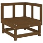 Juego de sofás de jardín 5 pzas madera maciza pino marrón miel de , Conjuntos de jardín - Ref: Foro24-3186161, Precio: 296,60...