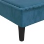 Sofá cama en forma de L terciopelo azul 255x140x70 cm de , Sofás - Ref: Foro24-3157259, Precio: 411,21 €, Descuento: %