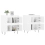 Aparadores 2 uds madera contrachapada blanco brillo by , Sideboards - Ref: Foro24-3190175, Price: 146,82 €, Discount: %