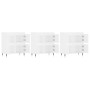Aparadores 3 uds madera contrachapada blanco by , Sideboards - Ref: Foro24-3190189, Price: 200,24 €, Discount: %