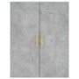 Aparador alto madera contrachapada gris hormigón 69,5x34x180 cm de , Aparadores - Ref: Foro24-3196007, Precio: 163,13 €, Desc...