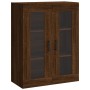 Aparador alto madera contrachapada marrón roble 69,5x34x180 cm de , Aparadores - Ref: Foro24-3198416, Precio: 205,10 €, Descu...