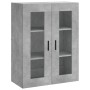 Aparador alto madera contrachapada gris hormigón 69,5x34x180 cm de , Aparadores - Ref: Foro24-3198421, Precio: 167,77 €, Desc...