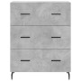 Aparador alto madera contrachapada gris hormigón 69,5x34x180 cm de , Aparadores - Ref: Foro24-3198421, Precio: 167,77 €, Desc...