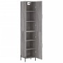 Aparador alto madera contrachapada gris Sonoma 34,5x34x180 cm de , Aparadores - Ref: Foro24-3198799, Precio: 108,82 €, Descue...