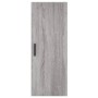 Aparador alto madera contrachapada gris Sonoma 34,5x34x180 cm de , Aparadores - Ref: Foro24-3198799, Precio: 108,82 €, Descue...