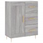 Aparador alto madera contrachapada gris sonoma 69,5x34x180 cm de , Aparadores - Ref: Foro24-3190011, Precio: 147,63 €, Descue...