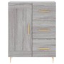 Aparador alto madera contrachapada gris sonoma 69,5x34x180 cm de , Aparadores - Ref: Foro24-3190011, Precio: 147,63 €, Descue...