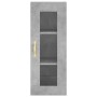 Aparador de madera contrachapada gris hormigón 34,5x34x180 cm by , Sideboards - Ref: Foro24-3199349, Price: 88,96 €, Discount: %