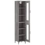 Aparador alto madera contrachapada gris Sonoma 34,5x34x180 cm by , Sideboards - Ref: Foro24-3199431, Price: 109,49 €, Discoun...