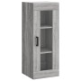 Aparador alto madera contrachapada gris Sonoma 34,5x34x180 cm by , Sideboards - Ref: Foro24-3199431, Price: 109,49 €, Discoun...