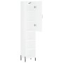 Aparador alto madera contrachapada blanco brillo 34,5x34x180 cm von , Sideboards - Ref: Foro24-3198987, Preis: 101,24 €, Raba...