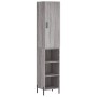 Aparador alto madera contrachapada gris Sonoma 34,5x34x180 cm de , Aparadores - Ref: Foro24-3198991, Precio: 94,91 €, Descuen...