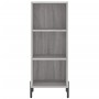 Aparador alto madera contrachapada gris Sonoma 34,5x34x180 cm de , Aparadores - Ref: Foro24-3198991, Precio: 94,91 €, Descuen...