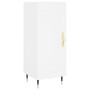 Aparador alto madera contrachapada blanco 34,5x34x180 cm de , Aparadores - Ref: Foro24-3199473, Precio: 101,30 €, Descuento: %