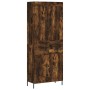 Aparador alto madera contrachapada roble ahumado 69,5x34x180 cm de , Aparadores - Ref: Foro24-3199886, Precio: 162,21 €, Desc...